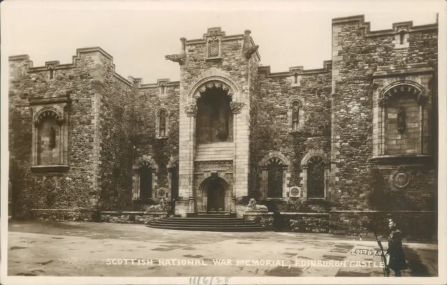 Real photo edinburgh castle scottish national war memorial
