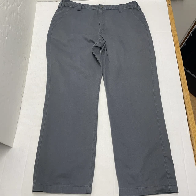 CARHARTT PANTS B290 DKG Blended Twill 40x31 Mens Gray Work Wear Chino Rugged 26.85 PicClick