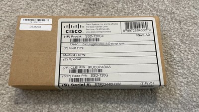 Cisco Ssd 1g V01 74 1673 01 1 Gb Usb Unita A Stato Solido Ipucbpabaa Eur 177 85 Picclick It
