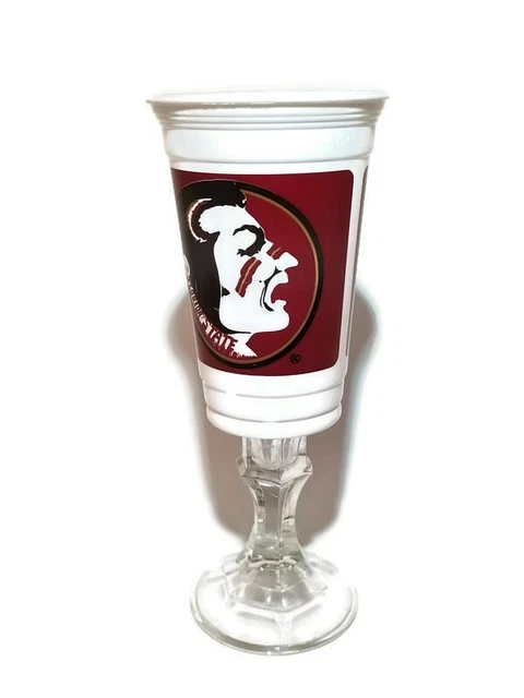 FSU Hillbilly Redneck Beer Shine Wine Glass plastic cup Candy holder Seminoles FSU Hillbilly Redneck Beer Shine Wine Glass plastic cup Candy holder Seminoles