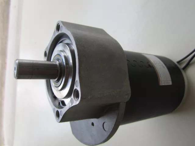 1/2 hp 24 volt EV electric vehicle DC permanent magnet motor w/5.2:1 gearbox USA