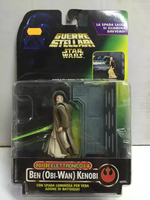 Kenner Guerre Stellari BEN (OBI-WAN) KENOBI ELETTRONICO 10 cm Figure MOC, 1996