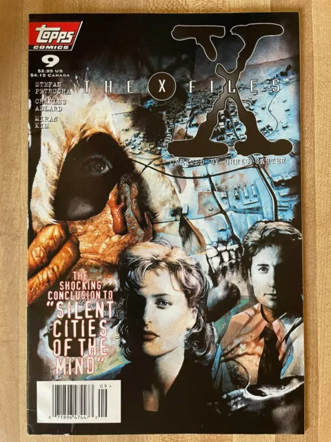 THE X-FILES #9 VF 1995 Fox Mulder Dana Scully TOPPS Chris Carter