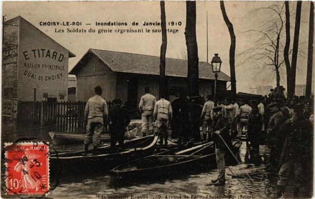 CPA Choisy-Le-Roi - Les Soldats du genie organizing (275139)