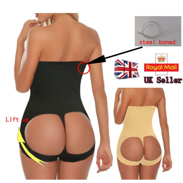 BUTT LIFTER PADDED Panty Bodysuit Shaper Shapewear Bum Enhancer Bottom  Buttock £21.99 - PicClick UK