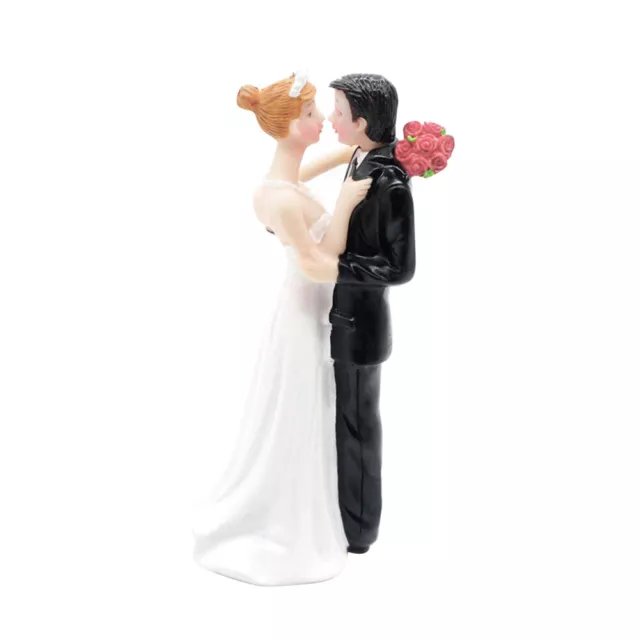 Romantic Bride Groom Cake Topper Figurines - Wedding Decoration