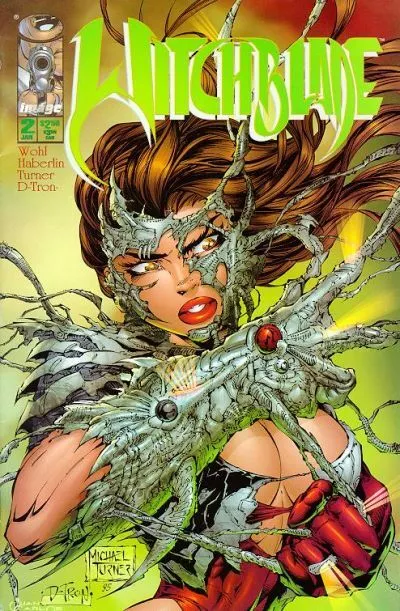 WITCHBLADE #2 F/VF, Michael Turner, Image Comics 1996 Stock Image