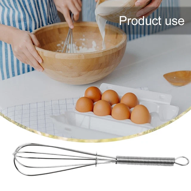 Fouet De Cuisine Professionnel En Acier Inoxydable - Robuste, Pour Pâte à Gâteau, Crème, Blancs En Neige - Poignée Ergonomique