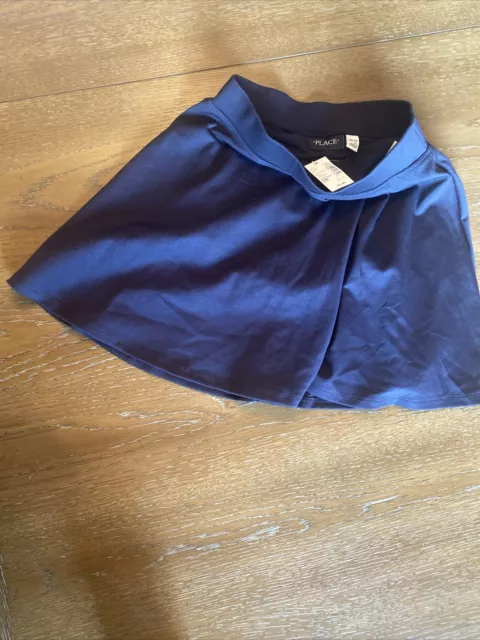 The Childrens Place Girls Iniform Navy Skort Size 10/12 NWT