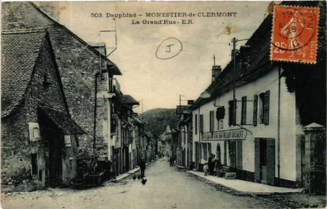 CPA MONESTIER-de-CLERMONT - La Grand'Rue - Dauphiné (489544)