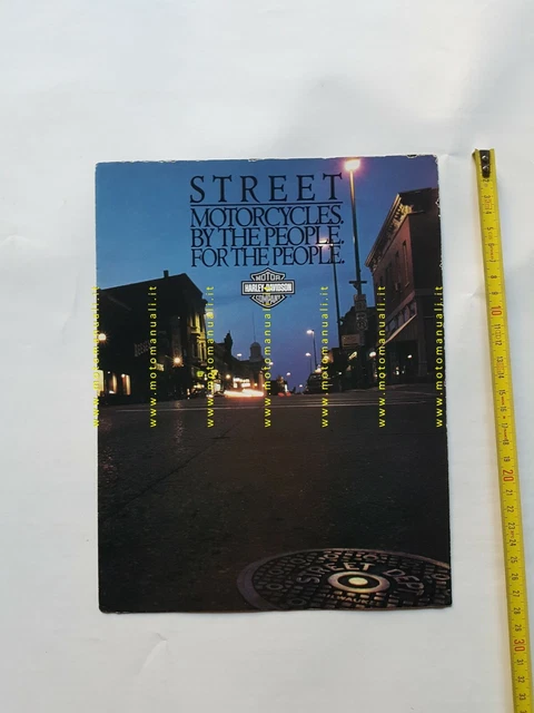 Harley-Davidson catalogo modelli Street 1982 depliant originale USA brochure Harley-Davidson catalogo modelli Street 1982 depliant originale USA brochure