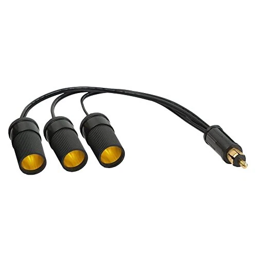 RIIEYOCA Prise Allume-cigare Double USB 12V/24V - Avec Lumière LED - Pour Voiture, Camion, Bateau Et Camping-car