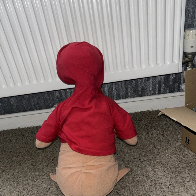 E.T. PLUSH SOFT Toy With Red Hoodie Universal Studios Tag Attached £7.