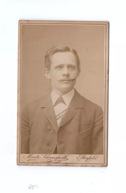 CDV Foto Herrenportrait - Elberfeld 1883