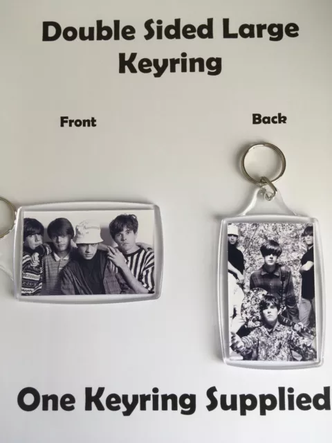 The Stone Roses Ian Brown Double Sided Large Keyring