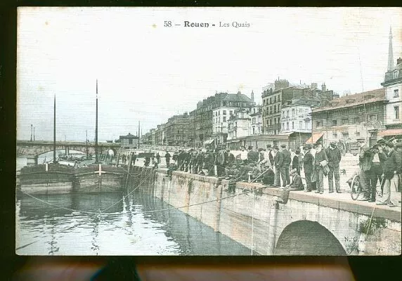 Rouen Les Quais    Cp Toilee