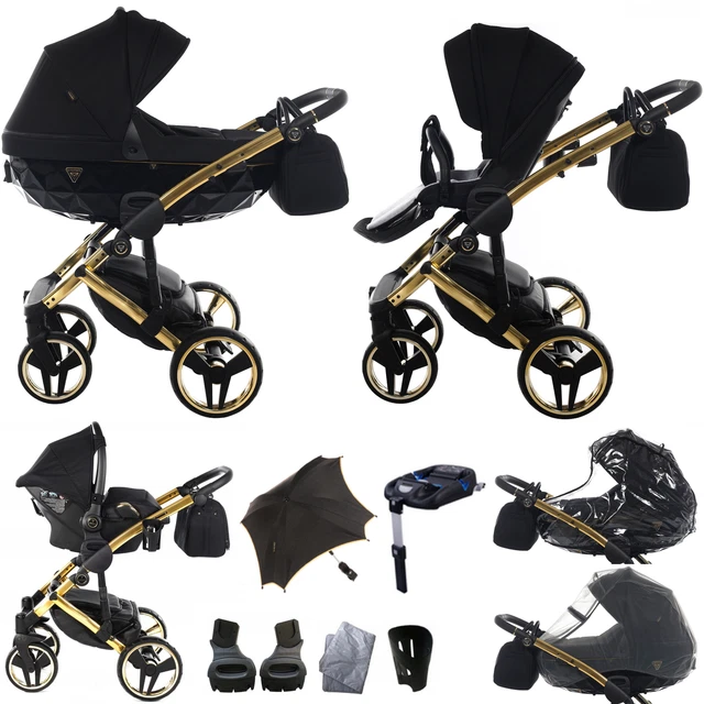 JUNAMA DIAMOND V3 S-Line 2in1 3in1 4in1 BABY PRAM PUSHCHAIR CAR SEAT ISOFIX