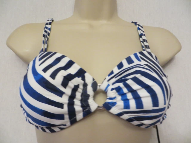 Maillot De Bain Gottex Femme – Modèle Une Pièce Bleu Fleuri Taille 8 – Jamais Porté, Avec étiquettes