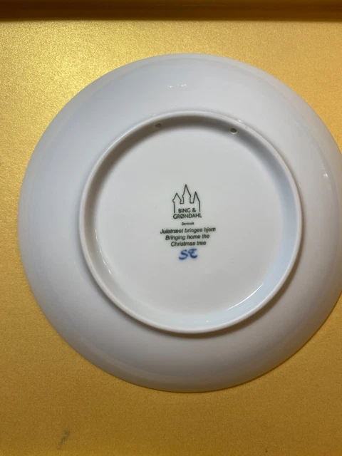 Piatto Di Natale Bing & Grondahl 1971 - Porcellana Prima Scelta | Originale E Come Nuovo - Foto 6