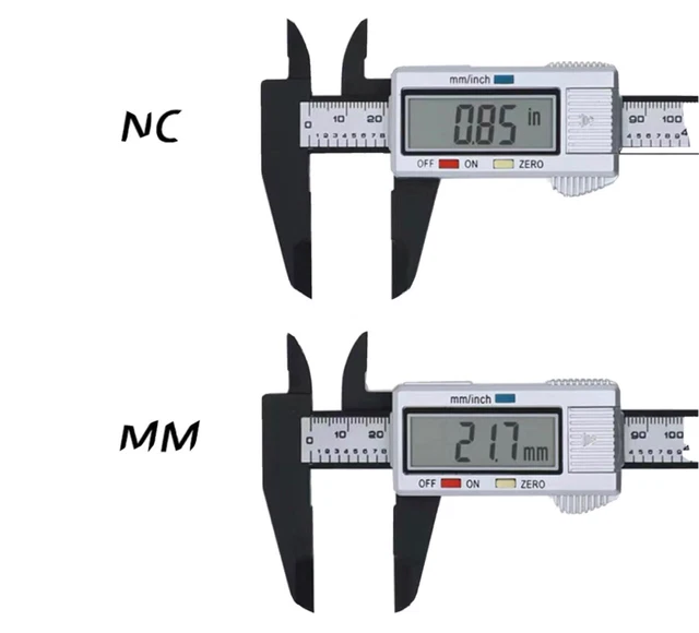 Plastic caliper digital