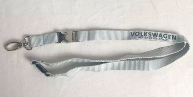 VW Volkswagen Aktiengesellschaft - Schlüsselband Lanyard, grau NEU #073