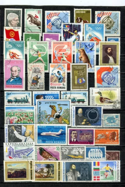 ROUMANIE - Lot de timbres tous différents