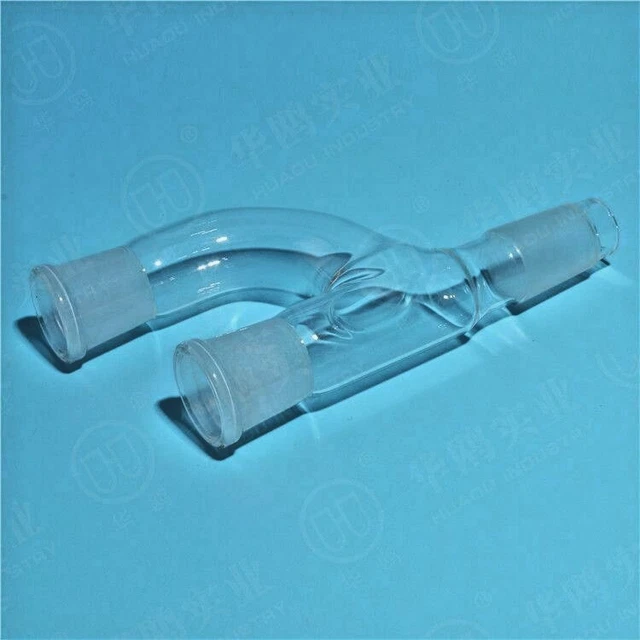 LAB 3 WAY Claisen Distillation glass distillation connecting adapter 24 ...
