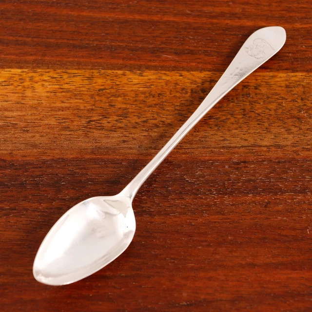 Ebenezer Austin Charlestown Ma Colonial Coin Silver Teaspoon Pointed End 1790