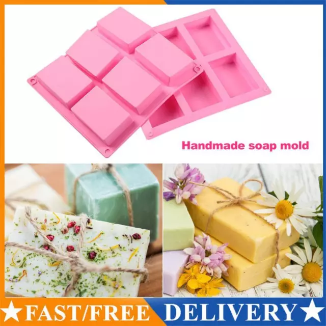 Silicone Soap Mold Rectangular Soap Mold Homemade Craft for Making Soaps