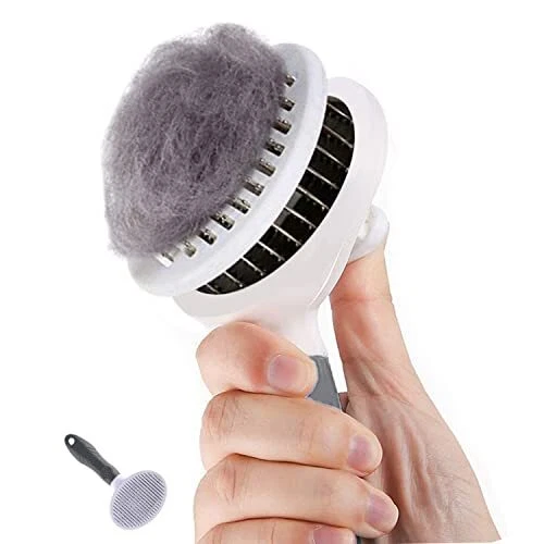 Cat Brush, Self Cleaning Slicker Brushes for Shedding and Grooming Removes Lo...