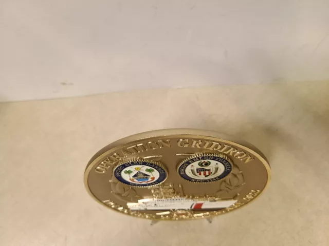 United States Coast Guard Operation Gridiron November/February Challenge Coin 2