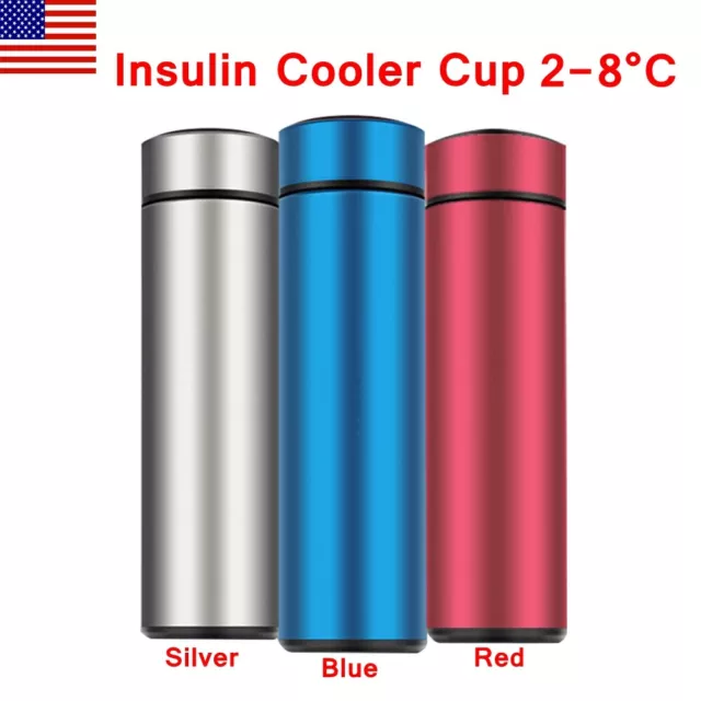 2-8℃ Portable Insulin Cooler Box Diabetic Drug Reefer Travel Small Refrigerator