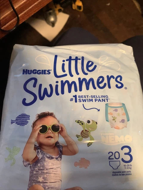 Huggies Little Swimmers Swim Diapers, Size 3, 20 Count,  Pañales De Natación