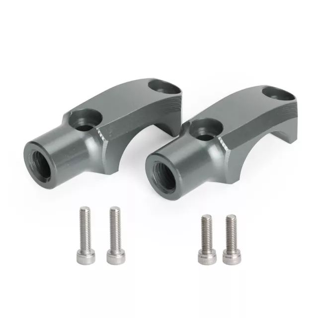 M10 support rétroviseur de pince du maître cylindre 22mm gris pour Ducati