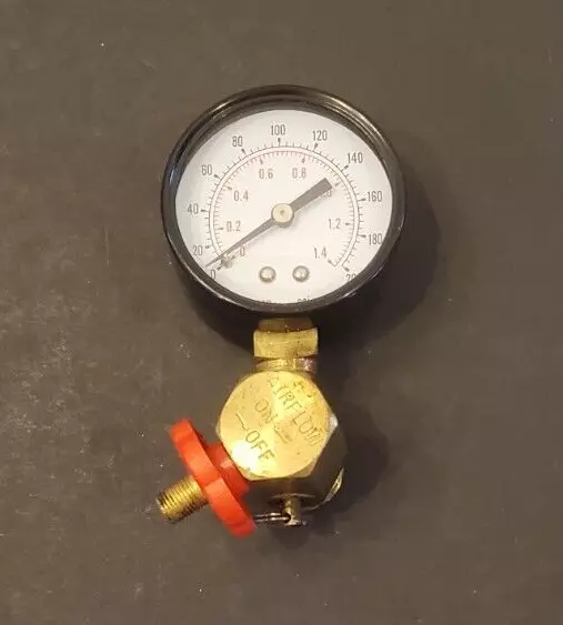 Nitrous Flow Valve and Pressure Gauge Untested Dental