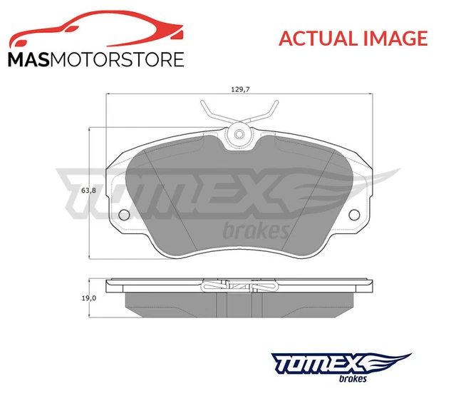Brake Pads Set Braking Pad Front Tomex Brakes Tx 11-91 P New Oe Replacement