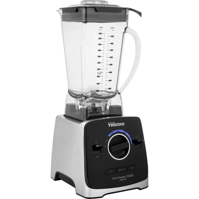 Tristar BL-4473 Standmixer 2000 W Silber-Schwarz