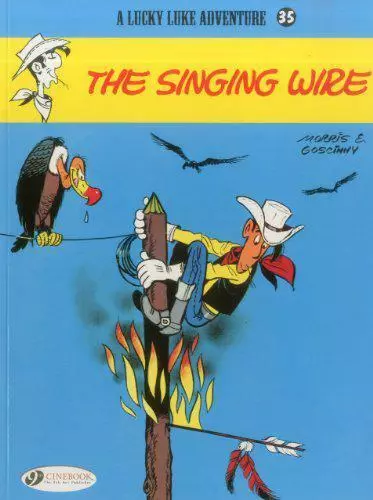 Lucky Luke Vol.35: The Singing Wire Par Rene Goscinny,Neuf Livre ,Gratuit & Deli