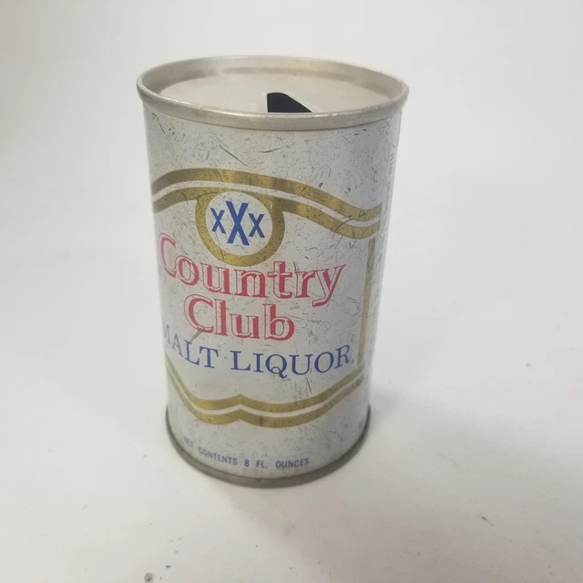 COUNTRY CLUB STOUT Malt Liquor 8 oz Can 8.99 PicClick