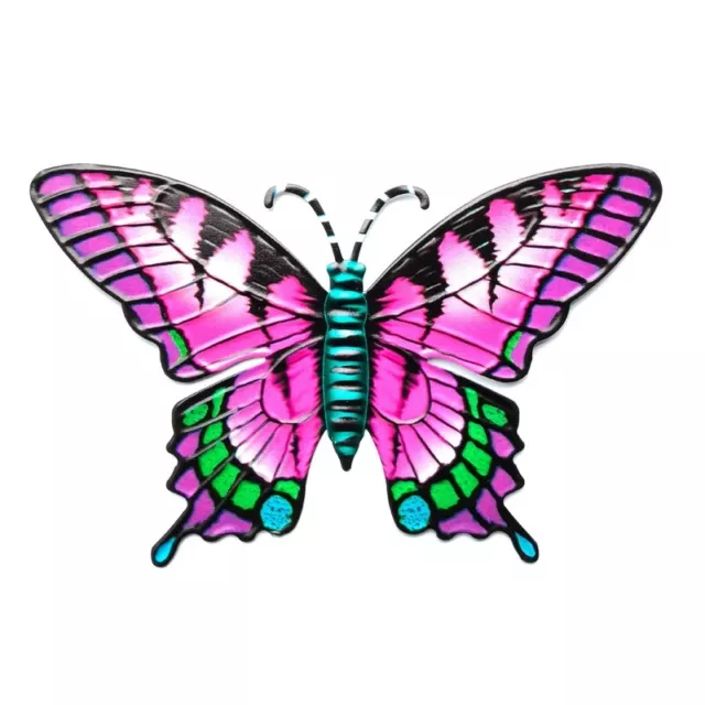New Wrought Iron Butterfly Wall Decor Simulation Insect Ornament Garden Art 2