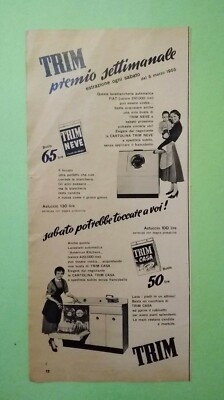 A27 Pubblicita'Advertising Originale Vintage ATKINSONS profumo/ LAGOSTINA 1955 