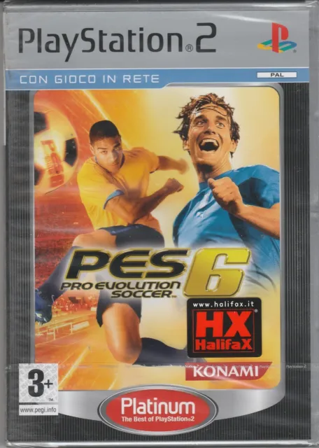 Ps2 PlayStation 2 PES 6 PRO EVOLUTION SOCCER 6 nuovo sigillato italiano pal