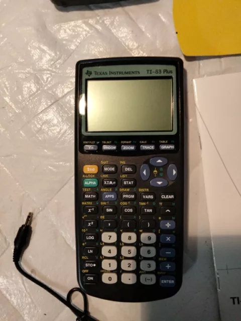 TI-84 Plus Graphing Calculator - Black Texas Instruments TESTED