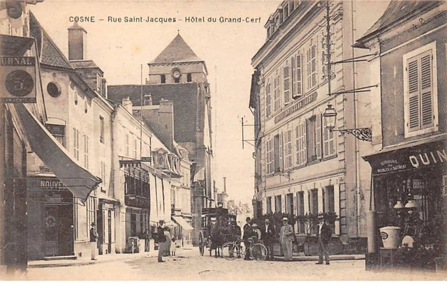 58.AM18757.Cosne.Rue Saint Jacques.Hôtel du grand deer