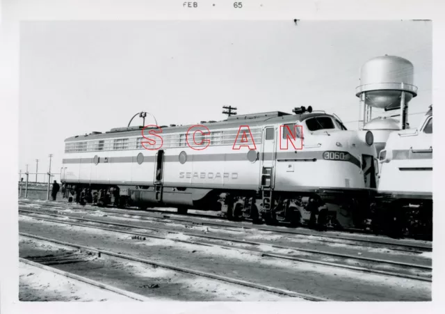 3G255 Rp 1964 Seaboard Air Line Railroad Loco #3060 Hamlet Nc