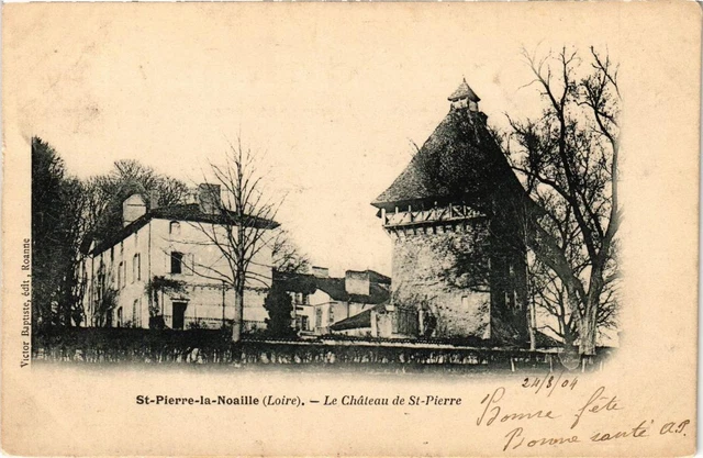 CPA AK St-PIERRE la Noaille Le Chateau de St-PIERRE (687984)
