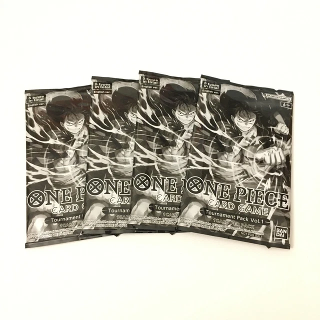 ONE PIECE CARD Game TCG Tournament Pack Vol. 1 Promo Factory Sealed