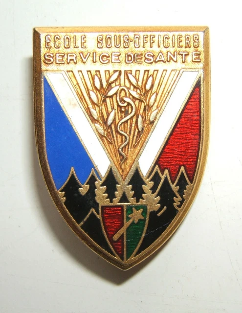 Insigne Ecole des Transmissions Fil Châteauroux 1948 A.B. Paris, 1948 Insigne Ecole des Transmissions Fil Châteauroux 1948 A.B. Paris, 1948
