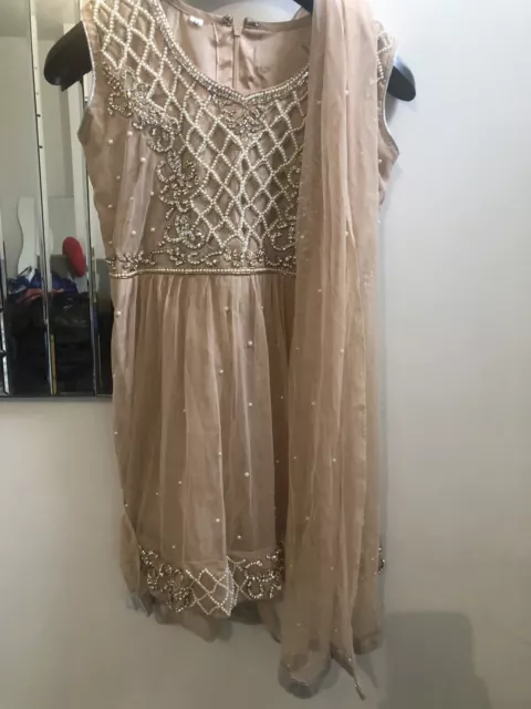 Indian/Pakistani Eid/Wedding/Party /Dewali Dress/ Sharara Size 32