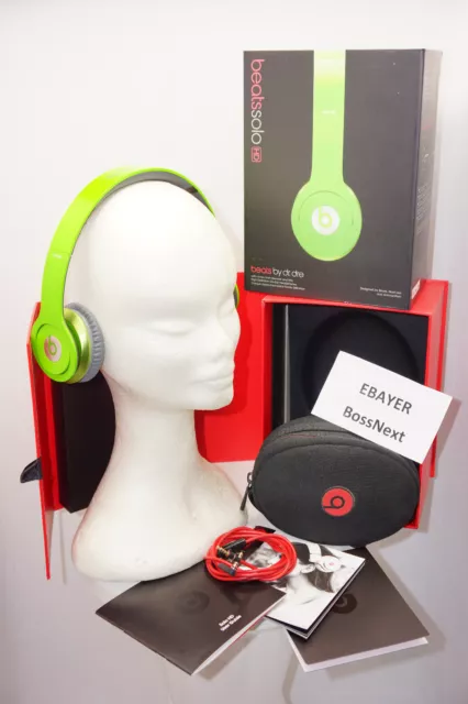 Beats Solo Hd Verdi Con Scatola Pochette Cavo Manuali Ottime Condizioni  🚚✈📦🌍